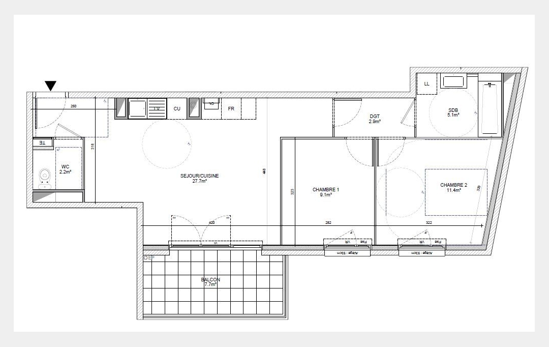 Annonces CALUIRE : Apartment | ECULLY (69130) | 58 m2 | 309 000 € 